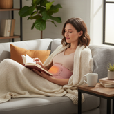 Eelctric Period Cramp Massager Vibrator Heating Pad For Menstrual Warm Uterus Belt Waist Back Massager Women Gift