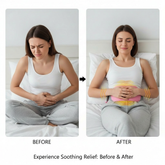 Eelctric Period Cramp Massager Vibrator Heating Pad For Menstrual Warm Uterus Belt Waist Back Massager Women Gift