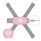 Eelctric Period Cramp Massager Vibrator Heating Pad For Menstrual Warm Uterus Belt Waist Back Massager Women Gift